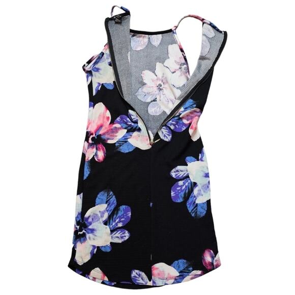 Rue 21 Watercolor Floral Dress with a Zipper Back Small - Picture 7 of 10